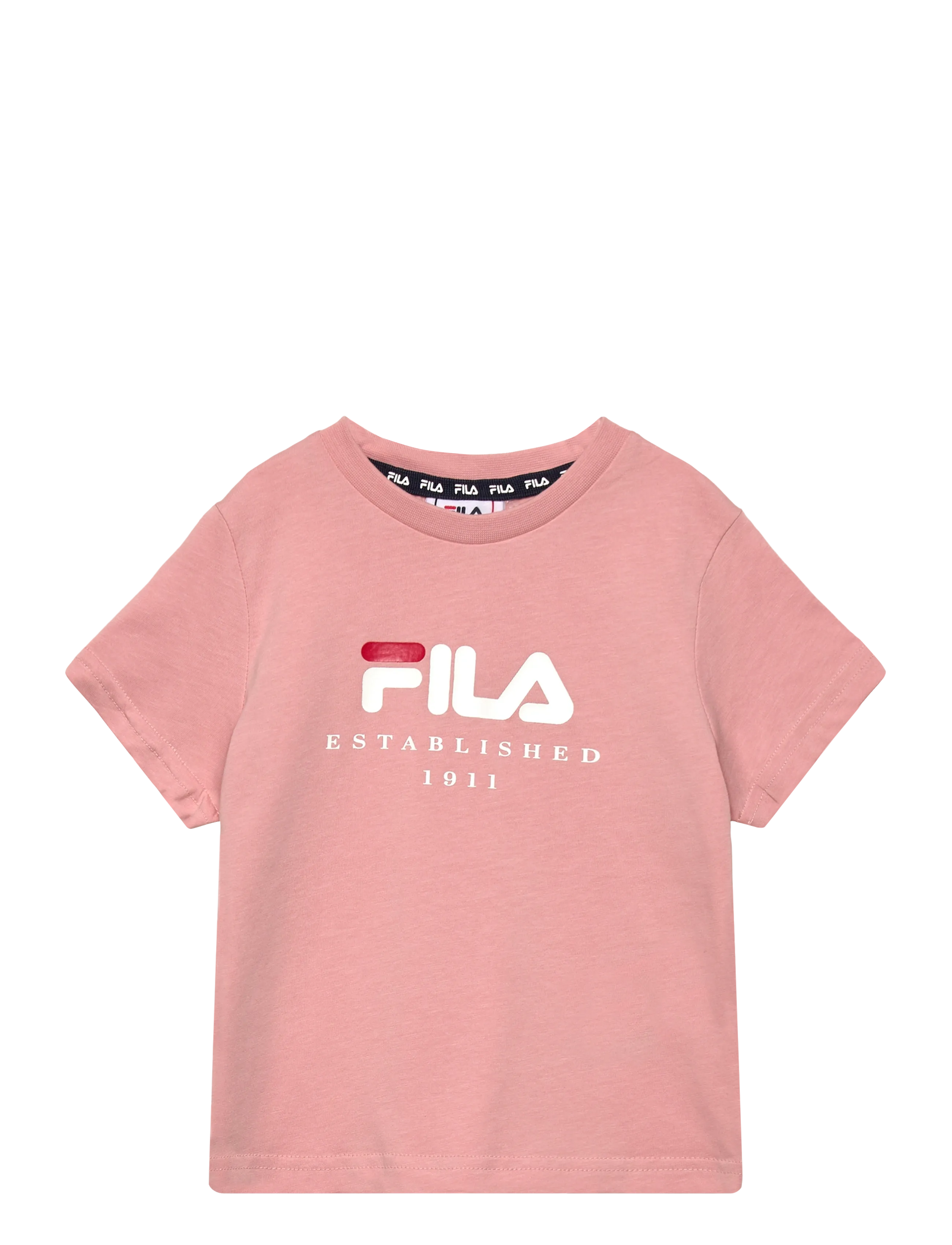 FILA BENNA regular logo t-shirt - Overdele - MELLOW ROSE / pink/rose