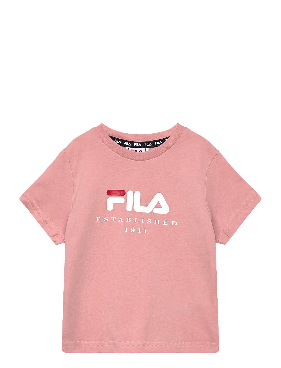 FILA - BENNA regular logo t-shirt - kurzärmelig - mellow rose - 0