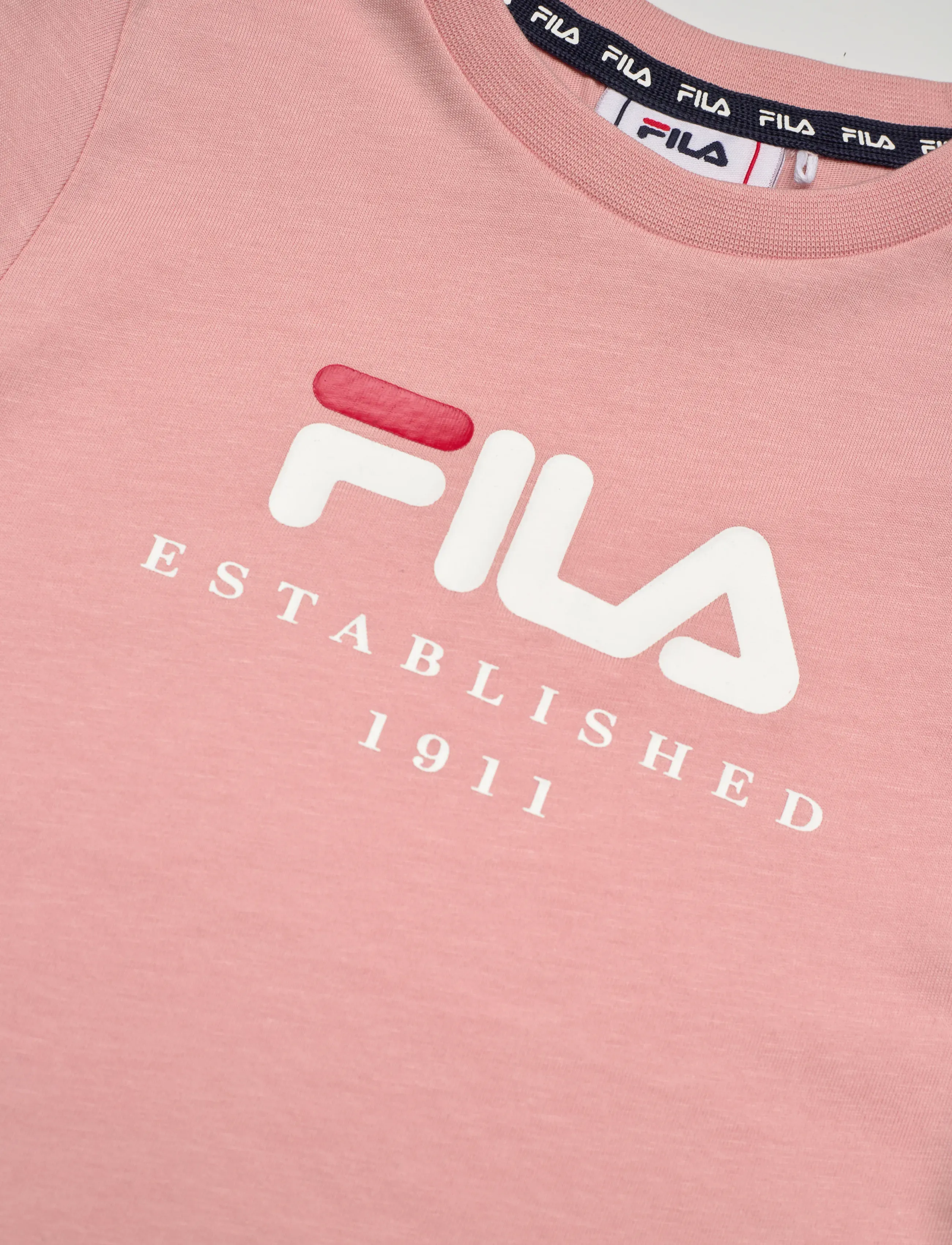 FILA - BENNA regular logo t-shirt - kortärmade t-shirts - mellow rose - 2