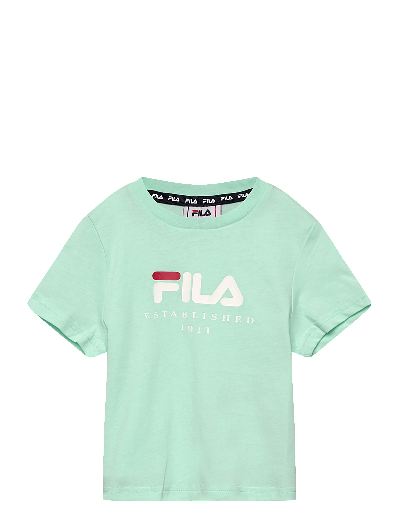 FILA - BENNA regular logo t-shirt - kurzärmelig - soothing sea - 0