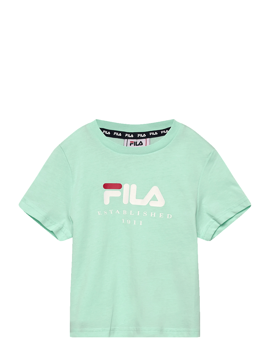 FILA - BENNA regular logo t-shirt - kurzärmelig - soothing sea - 0