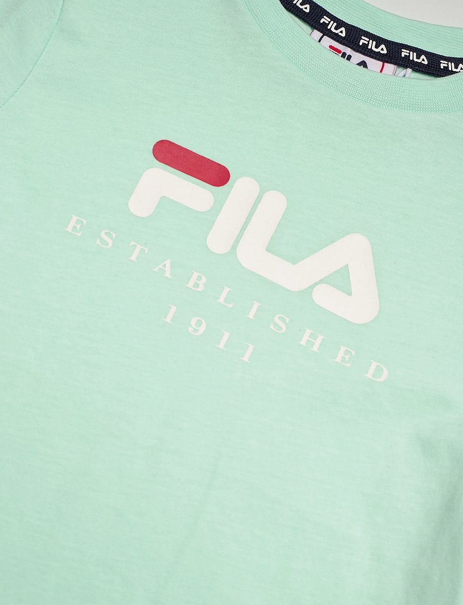 FILA - BENNA regular logo t-shirt - kurzärmelig - soothing sea - 2