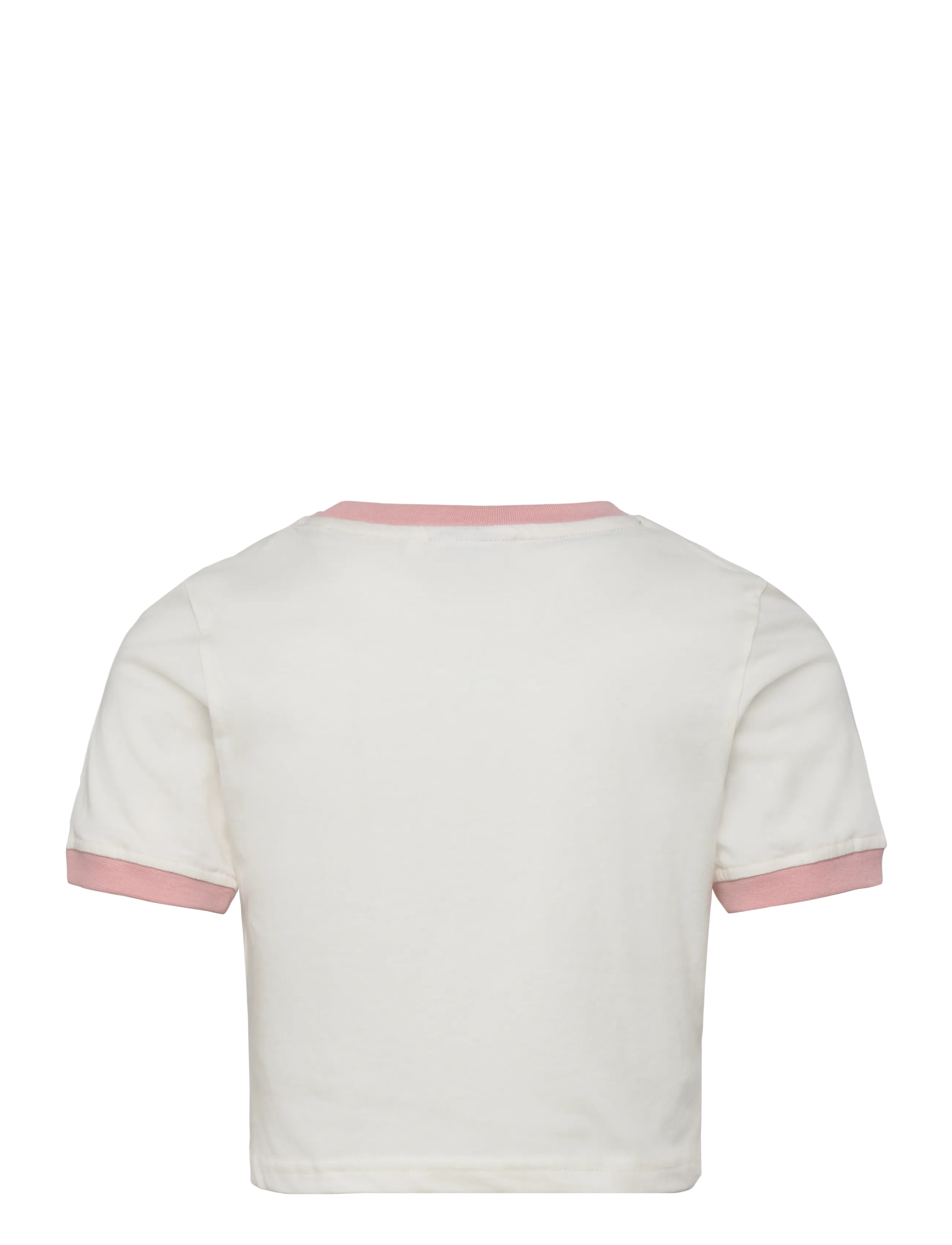 FILA - PRATOLINO cropped ringer t-shirt - t-shirts à manches courtes - egret-mellow rose - 1