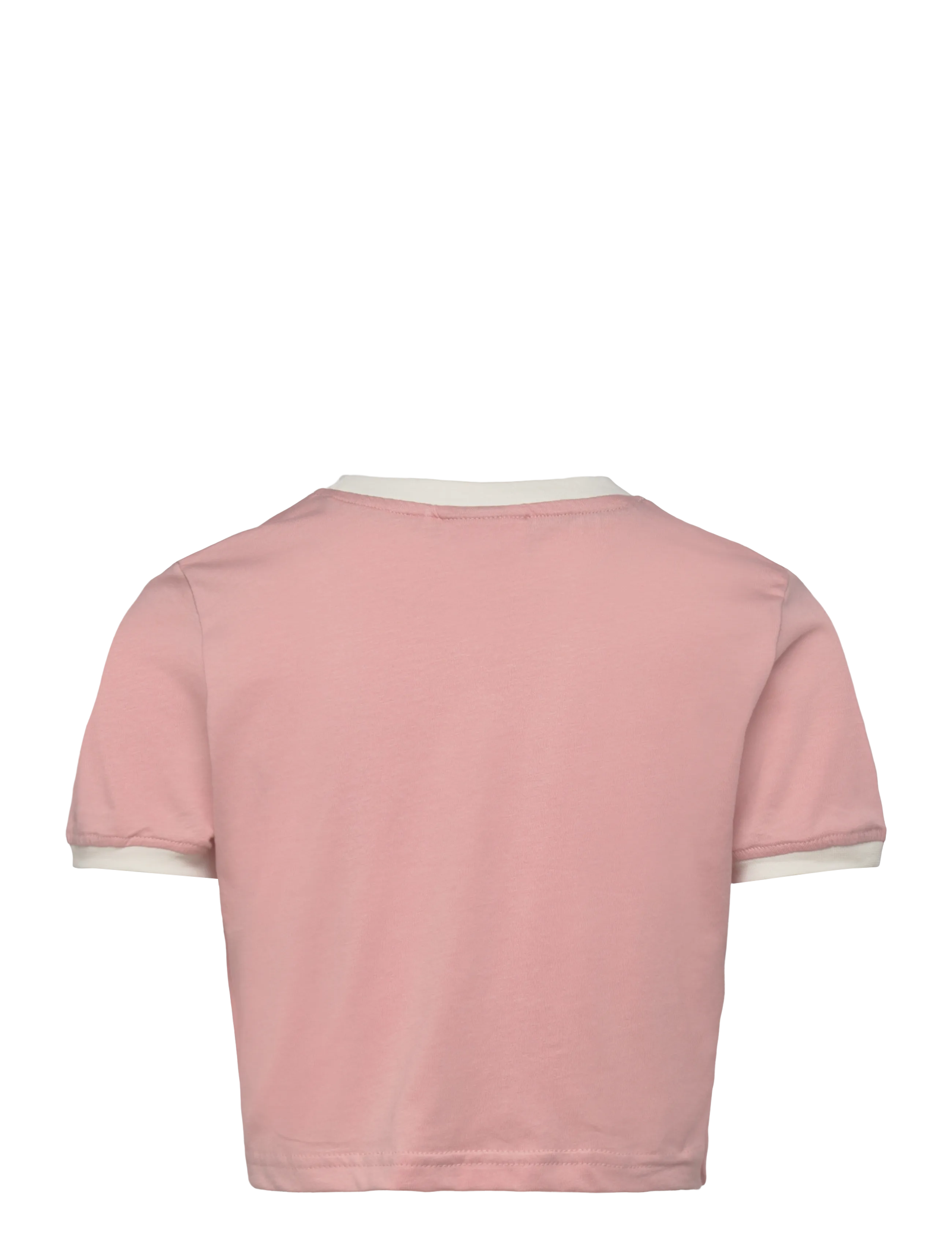 FILA - PRATOLINO cropped ringer t-shirt - t-shirts à manches courtes - mellow rose-egret - 1