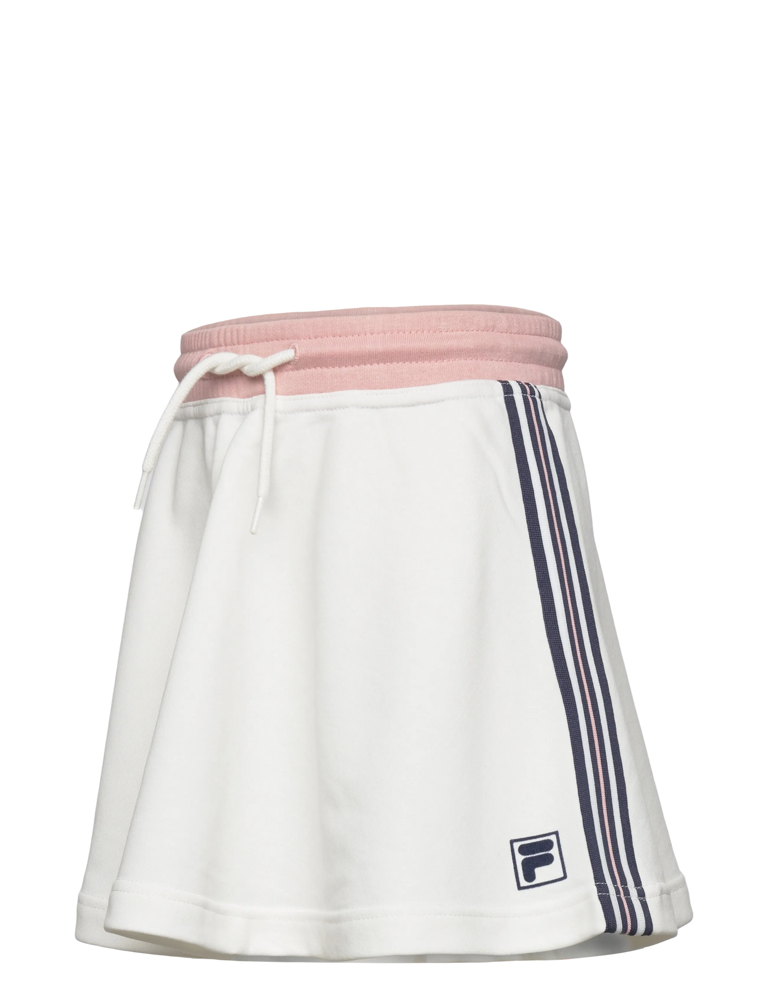 FILA - PRATOLINO regular heritage tape sweat skirt - korte nederdele - egret - 3