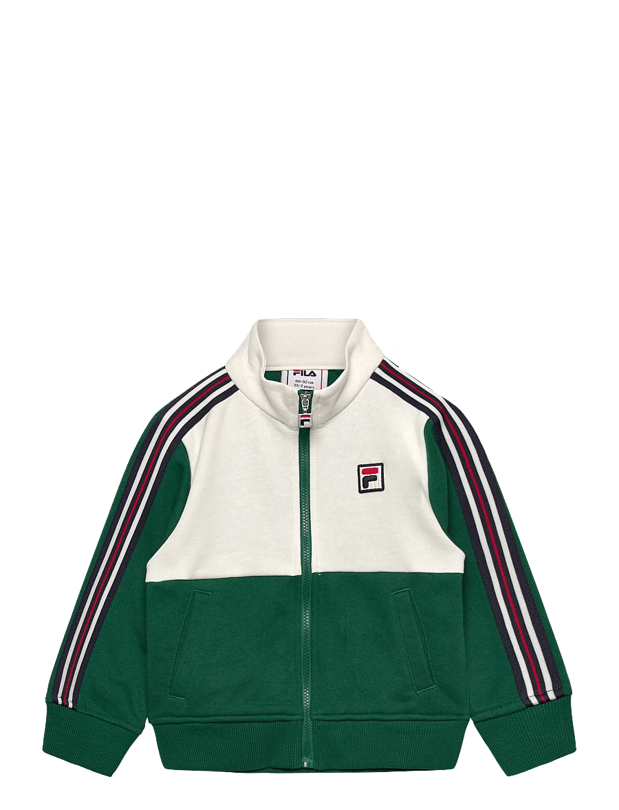 FILA - MONTEREGGI regular heritage tape track jacket - sweats - posy green-egret - 0