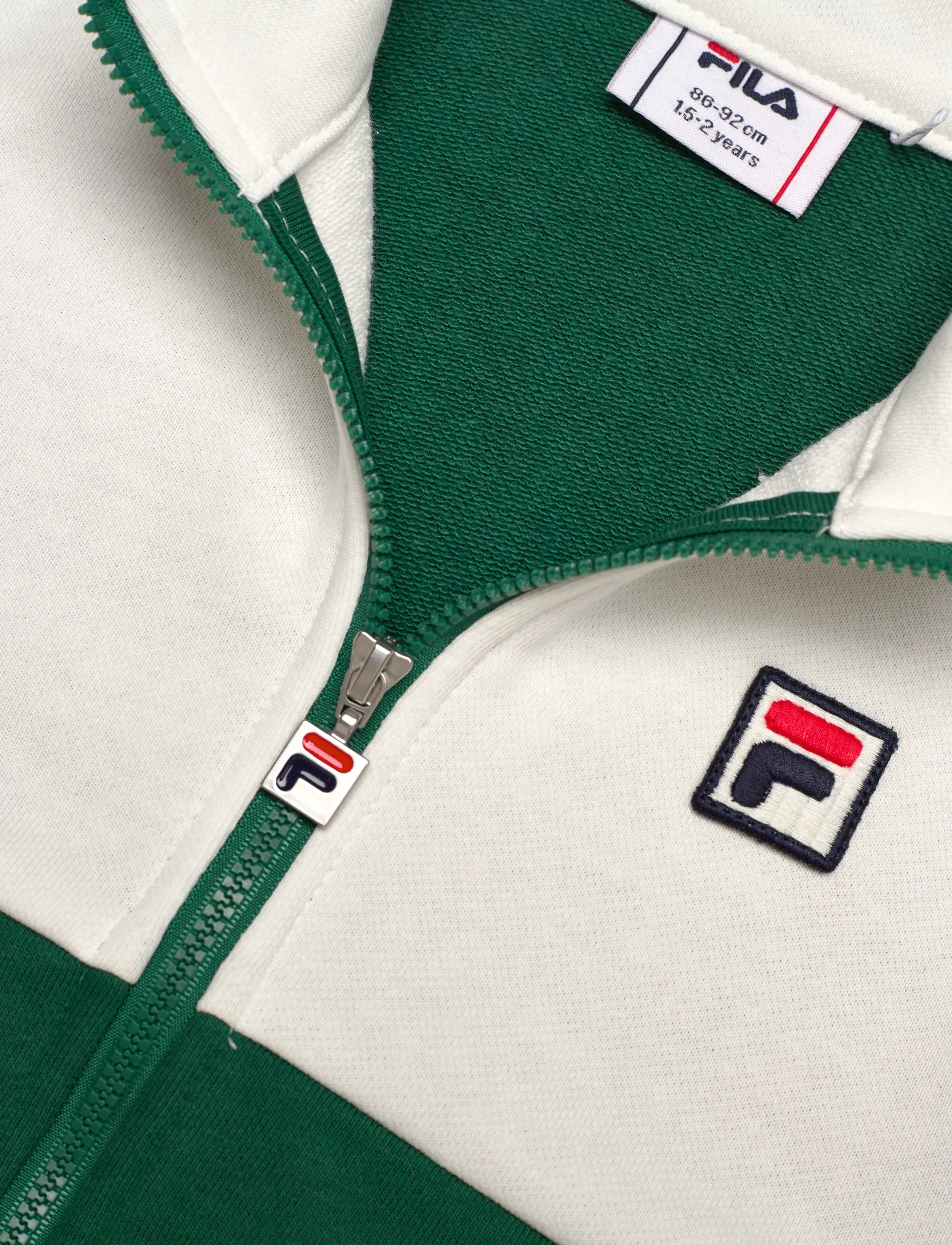FILA - MONTEREGGI regular heritage tape  track jacket - sweats - posy green-egret - 2