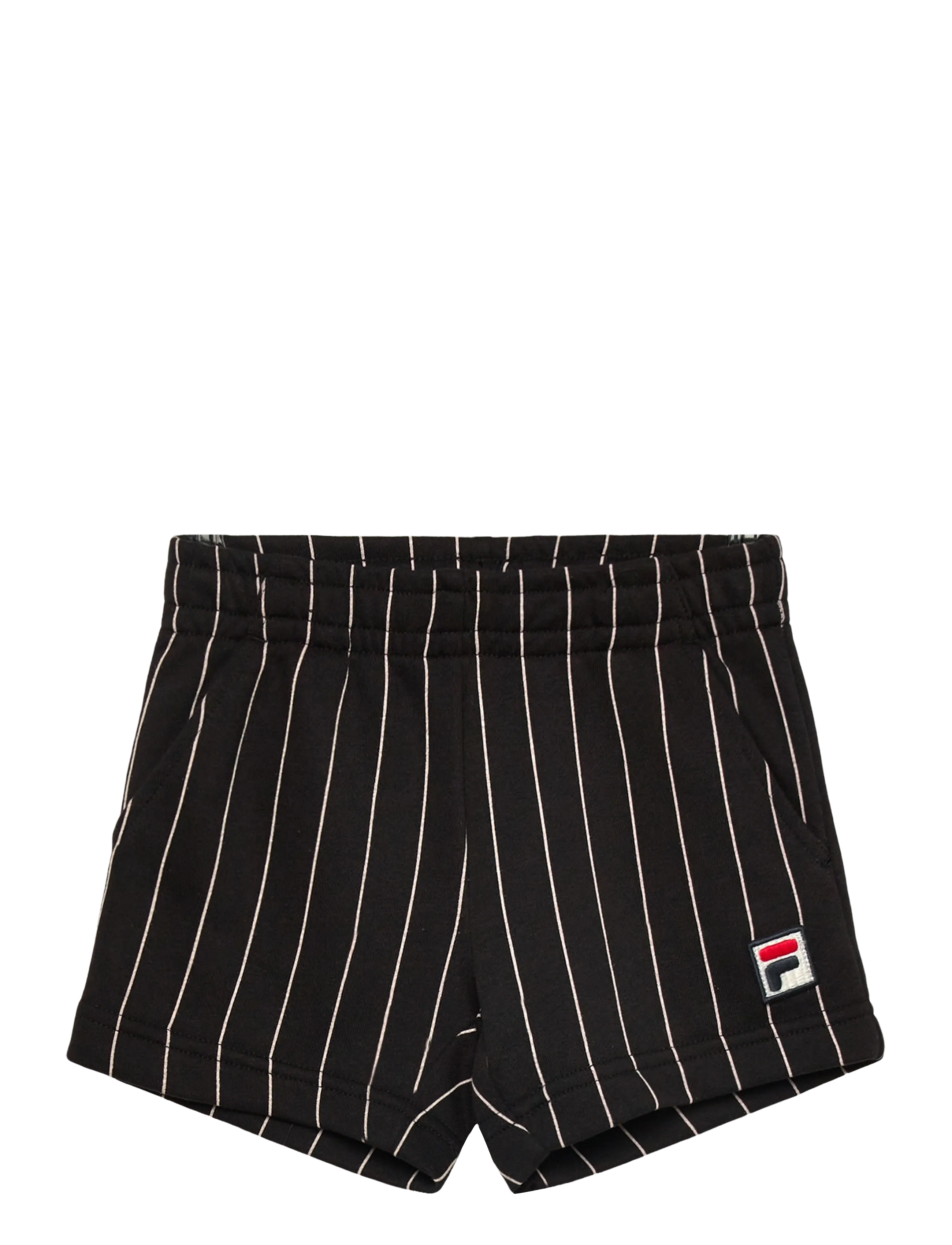 FILA LUBACO regular pinstriped sweat shorts - FILA - BLACK / EGRET STRIPED (2/1) / black