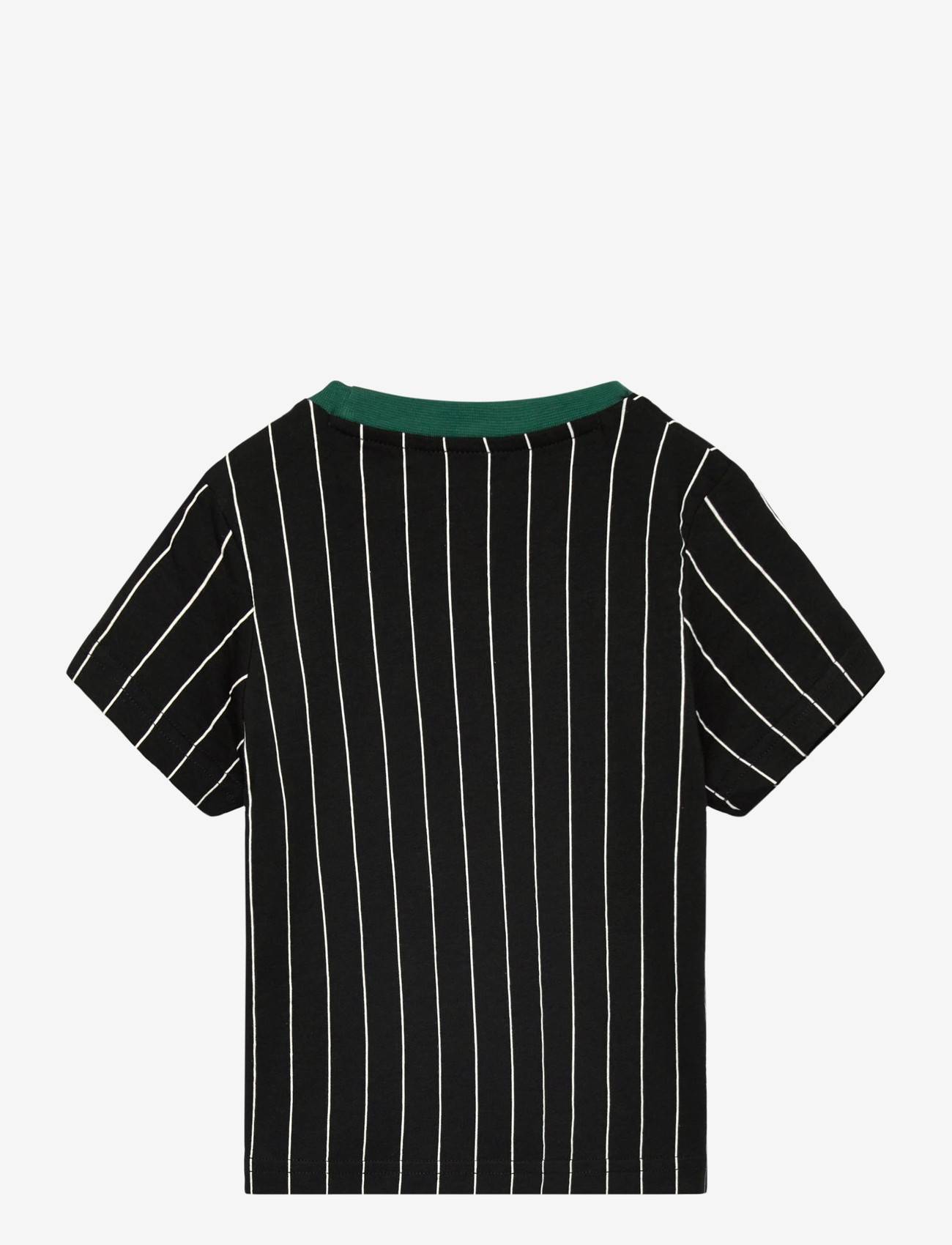 FILA - LUBACO regular pinstriped t-shirt - kurzärmelig - black / egret striped (2/1) - 1