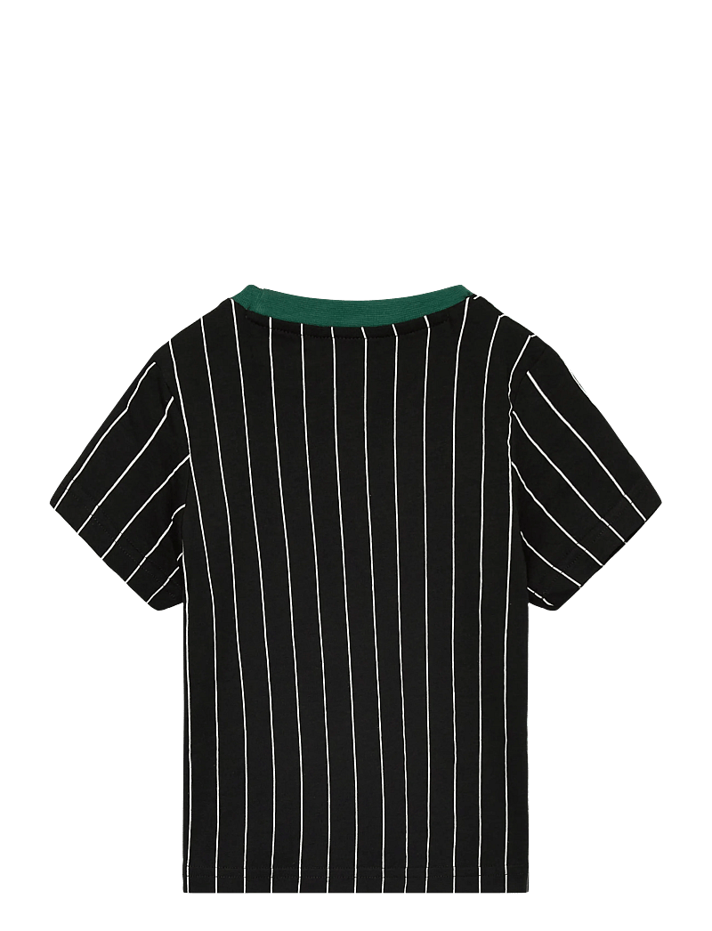 FILA - LUBACO regular pinstriped t-shirt - kurzärmelig - black / egret striped (2/1) - 1