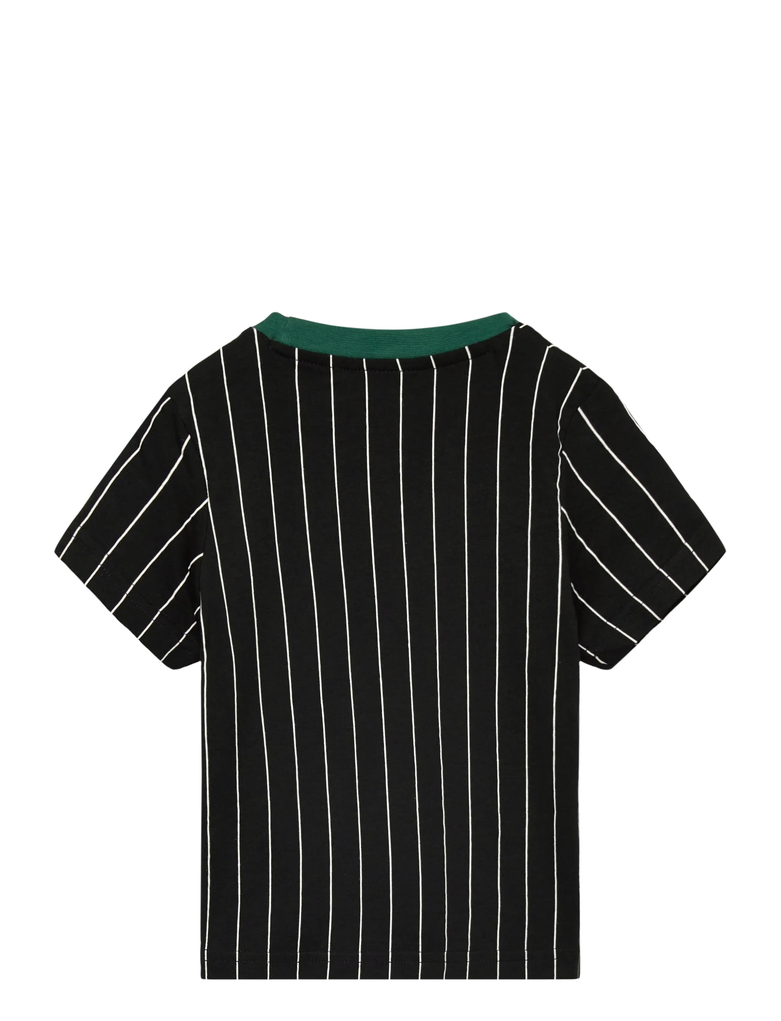 FILA - LUBACO regular pinstriped t-shirt - krótki rękaw - black / egret striped (2/1) - 1