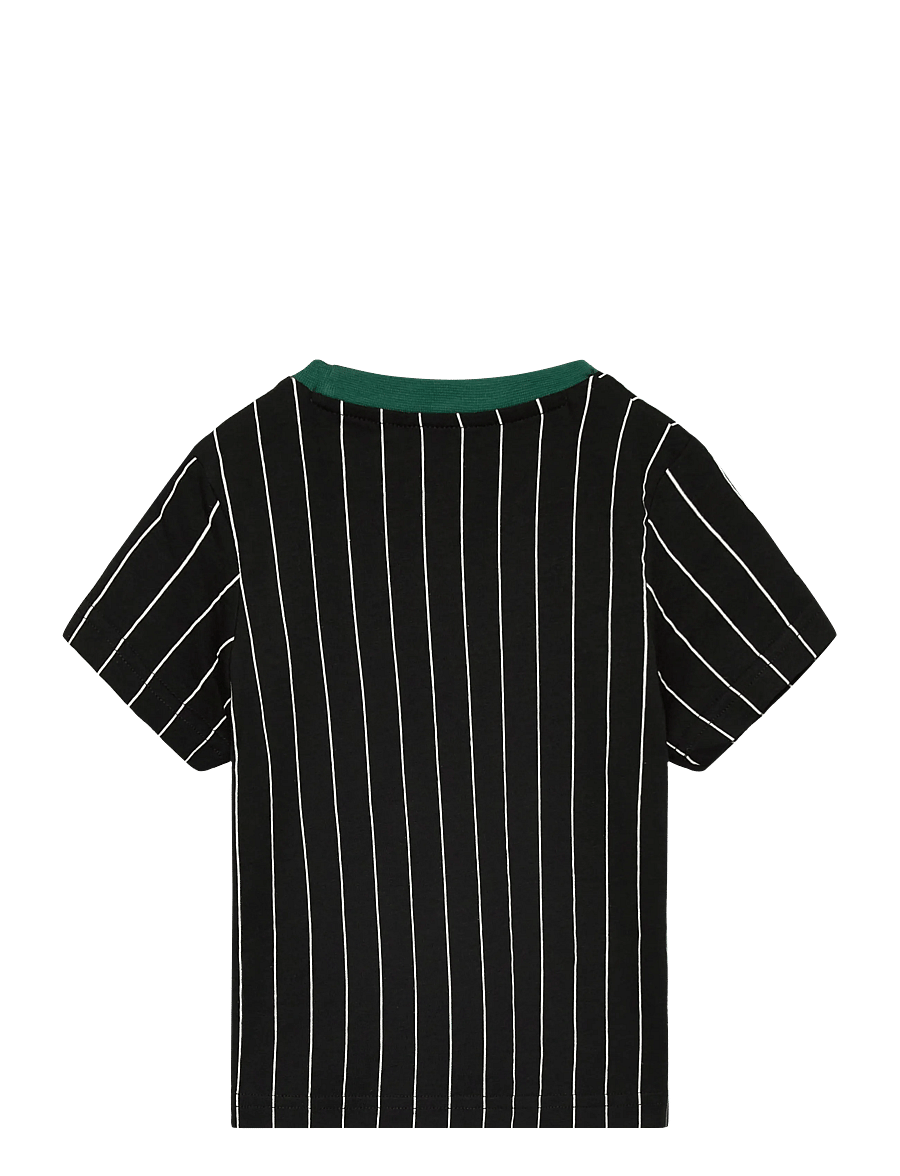 FILA - LUBACO regular pinstriped t-shirt - lühikeste varrukatega t-särgid - black / egret striped (2/1) - 1