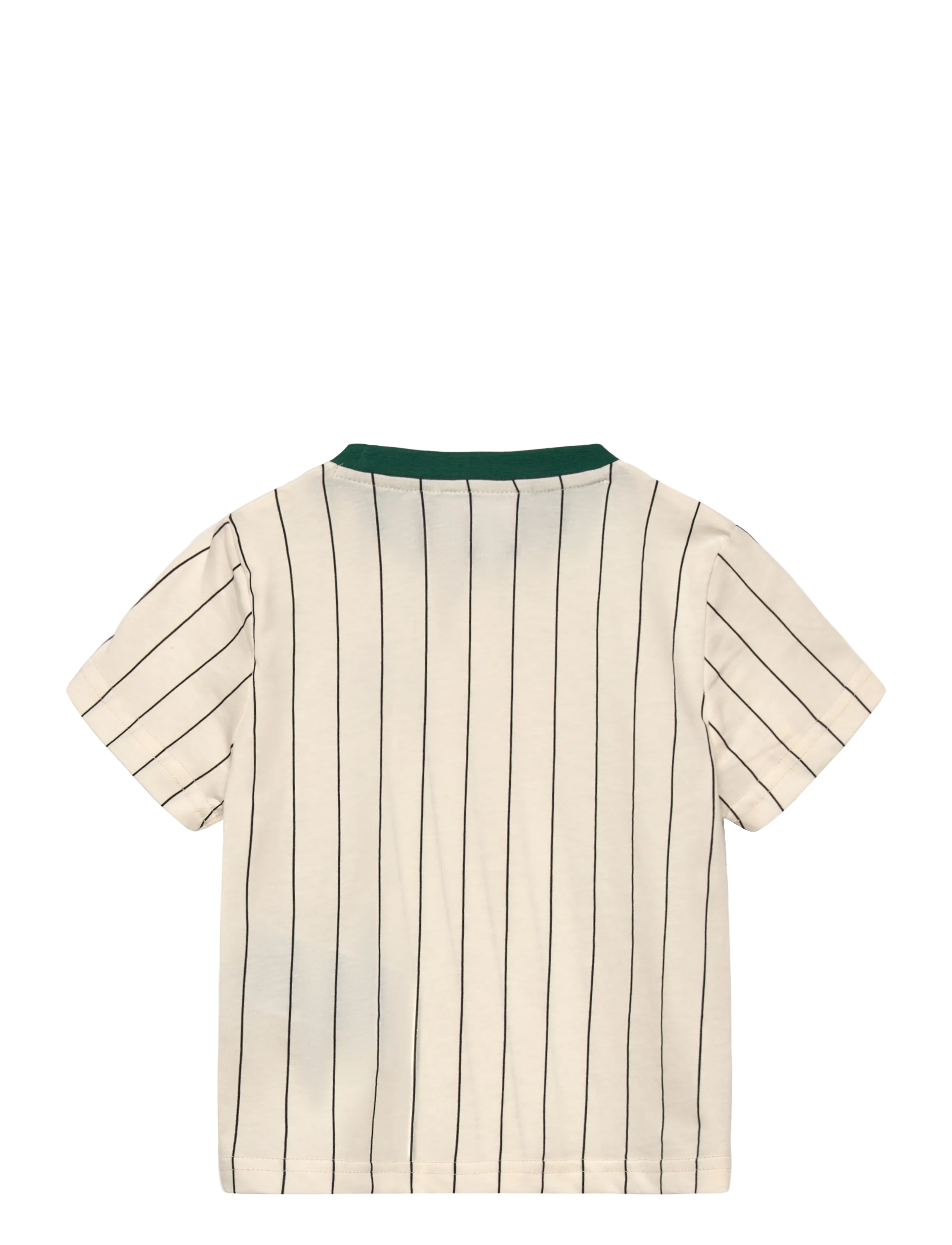 FILA - LUBACO regular pinstriped t-shirt - short-sleeved t-shirts - egret / black striped (2/1) - 1