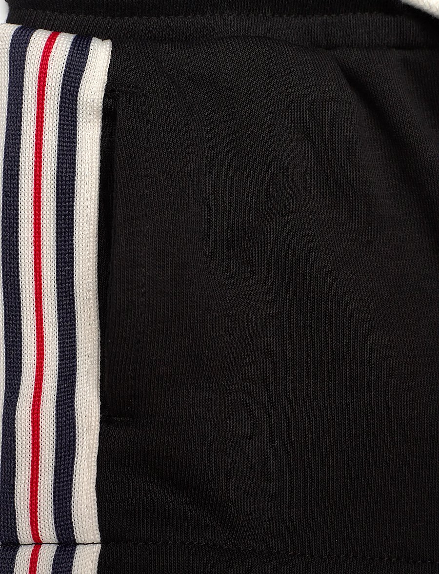 FILA - MONTEREGGI regular heritage tape sweat shorts - mjúkar stuttbuxur - black - 2