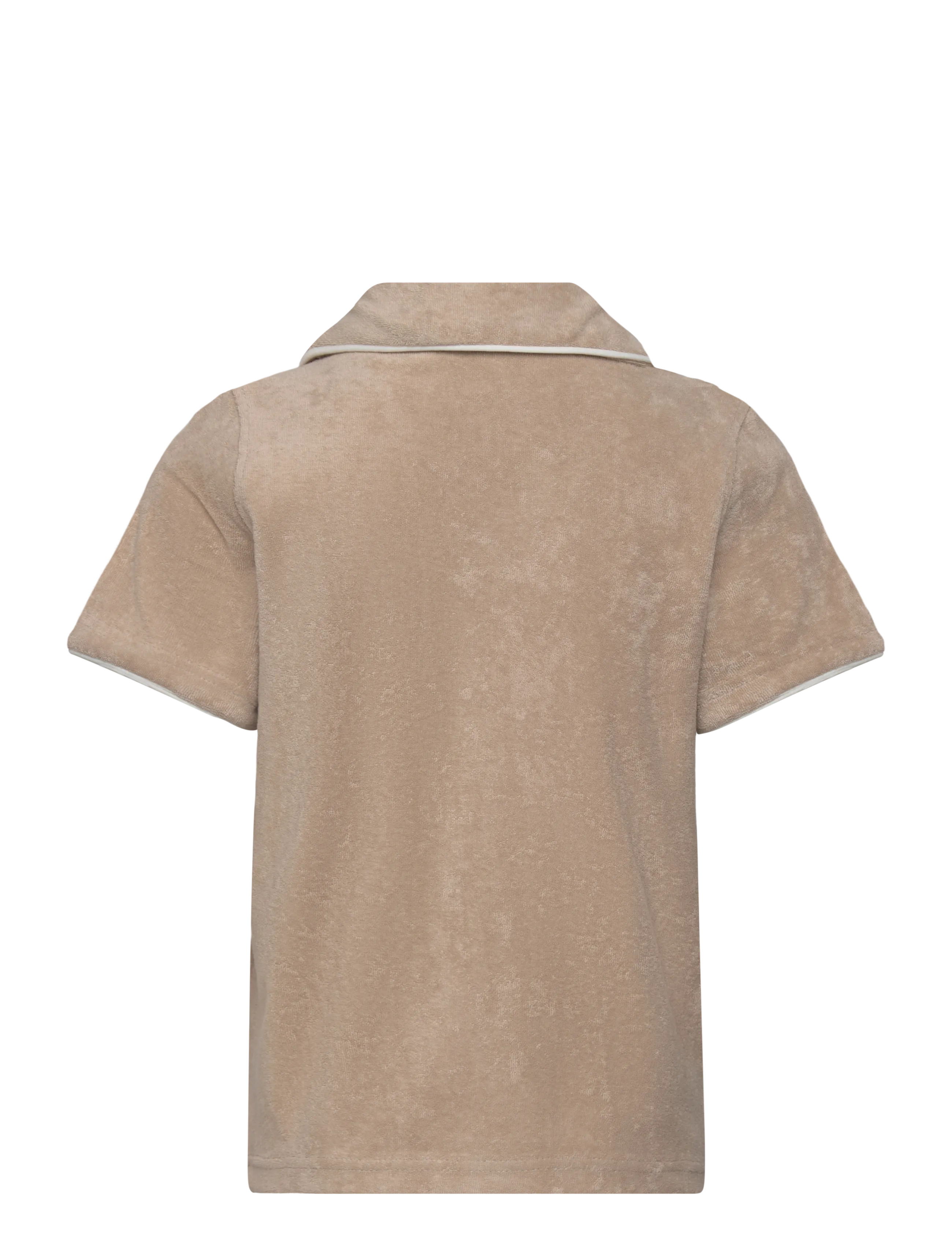 FILA - CALCI relaxed towelling resort shirt - chemises à manches courtes - white pepper - 1