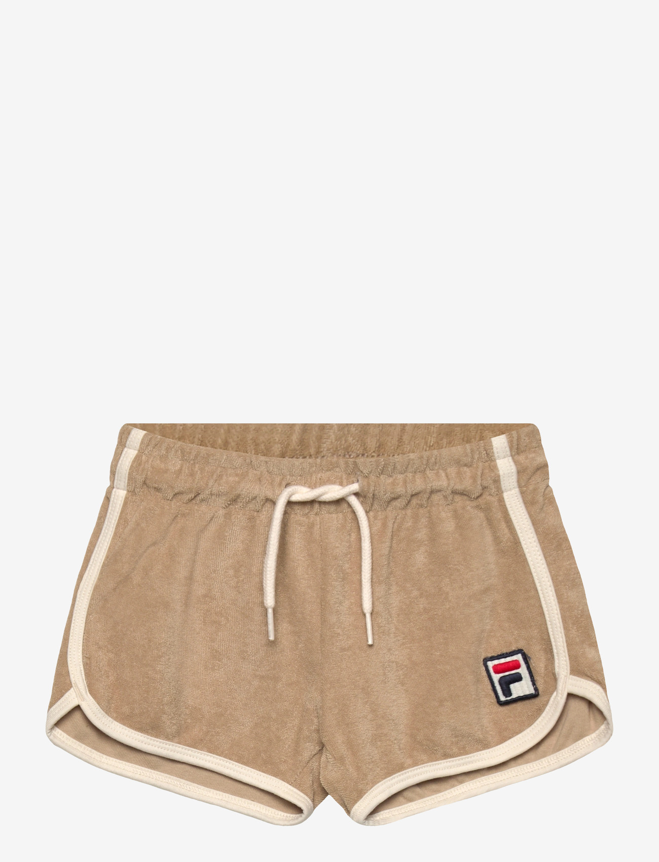 FILA - CALCI relaxed toweling shorts - sweatshorts - white pepper - 0