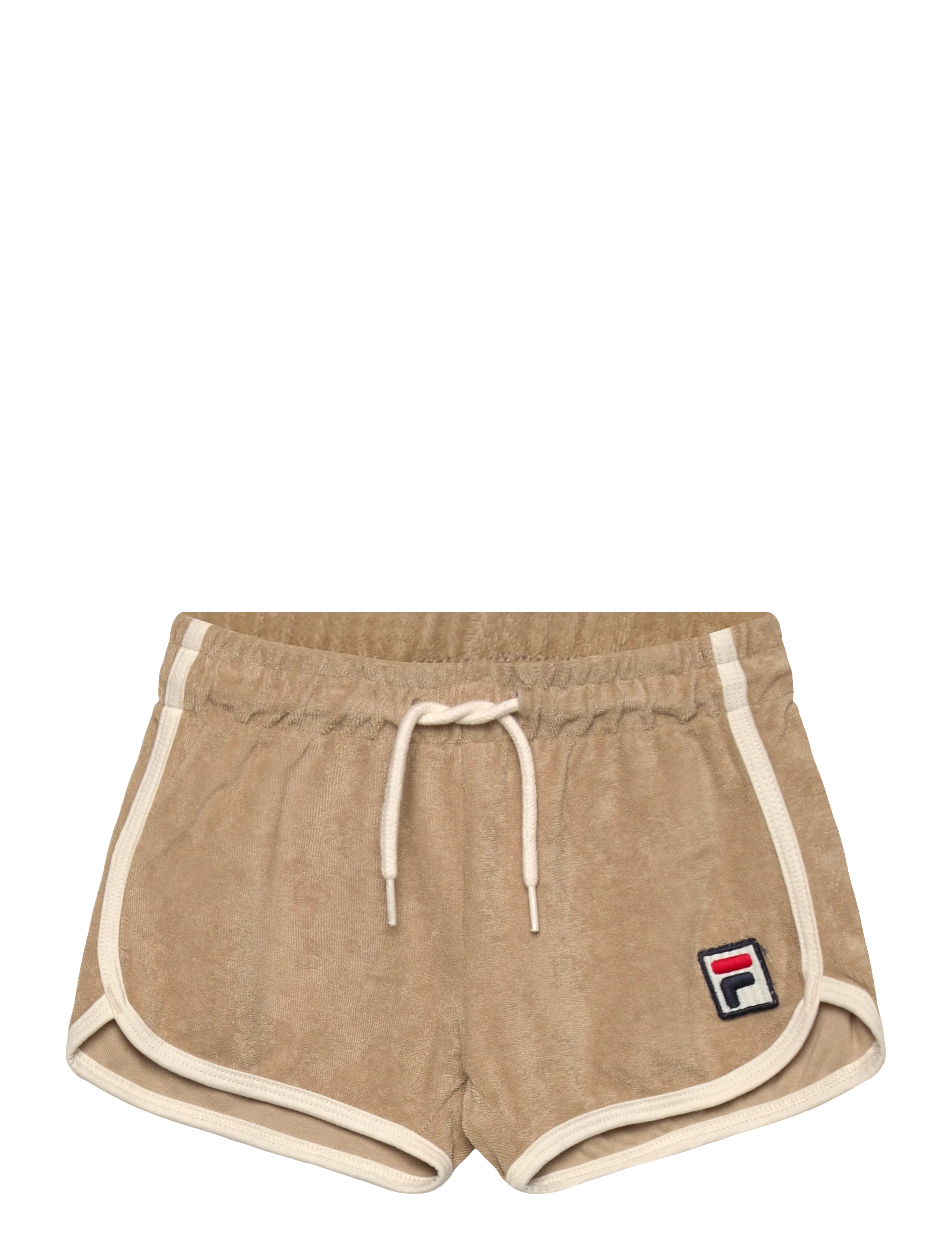 FILA CALCI relaxed toweling shorts - FILA - WHITE PEPPER / beige