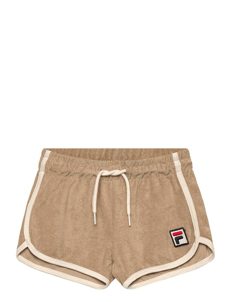 FILA - CALCI relaxed toweling shorts - sweatshorts - white pepper - 0