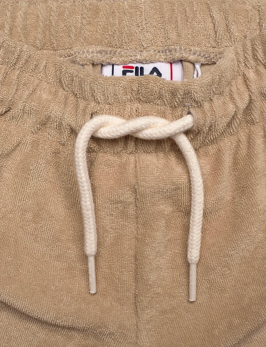 FILA - CALCI relaxed toweling shorts - sweatshorts - white pepper - 2