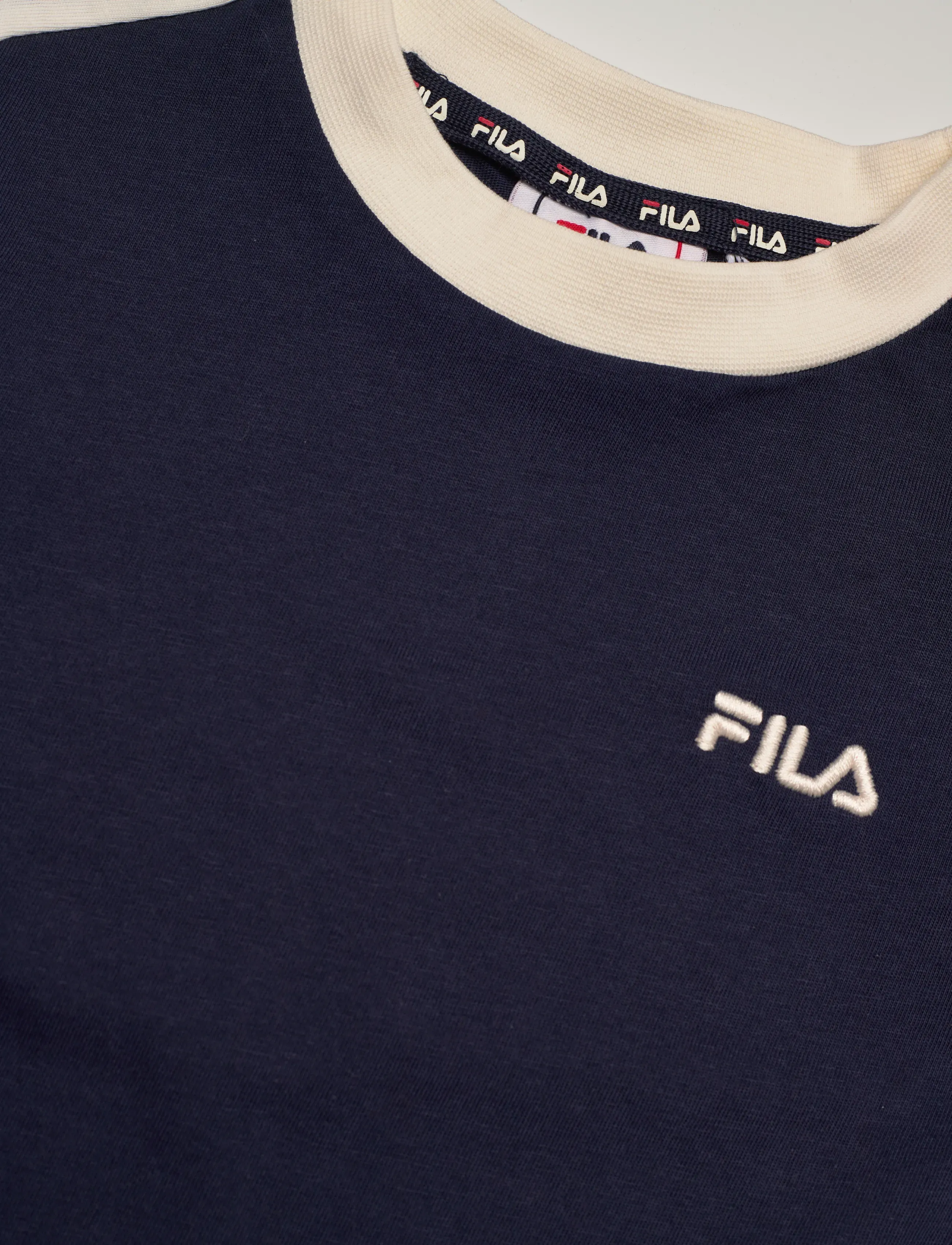 FILA - NUGOLA regular t-shirt - lühikeste varrukatega t-särgid - black iris - 2
