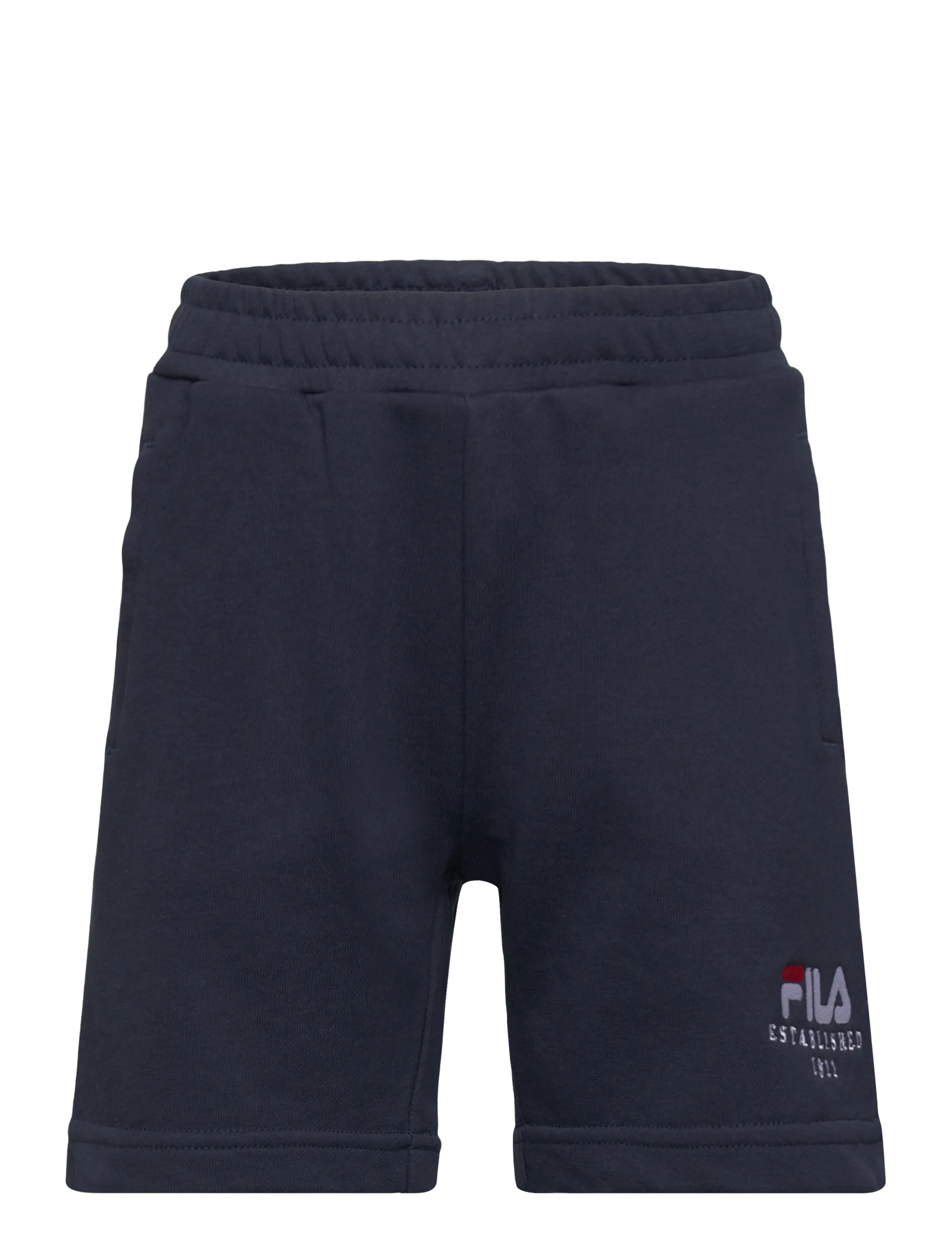 FILA Benna Regular Logo Sweat Shorts, Børn, Sweatshorts, Navy, Str: 110-116