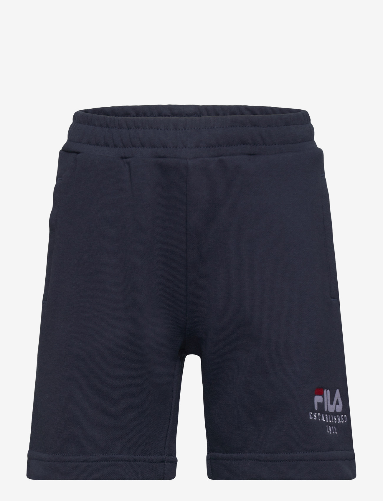 FILA - BENNA regular logo sweat shorts - sweat shorts - black iris - 0