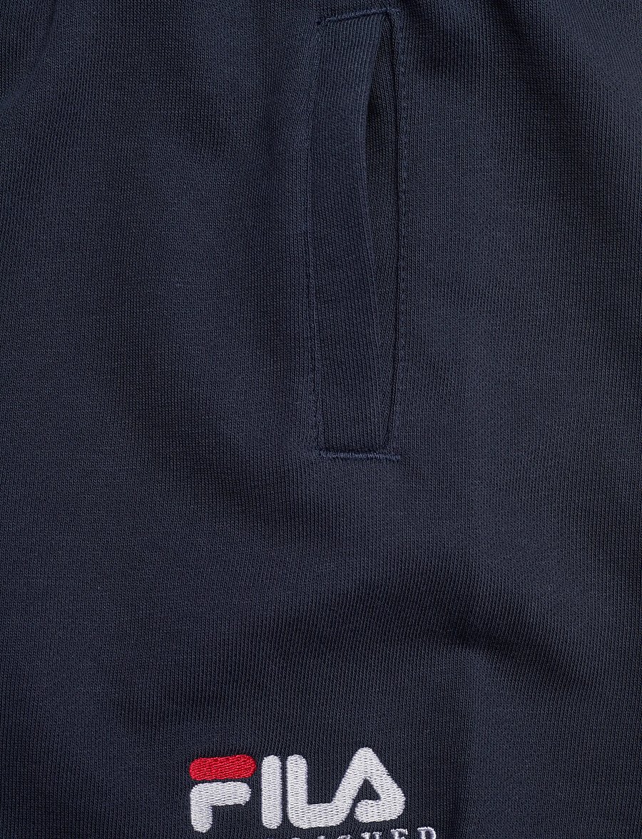 FILA - BENNA regular logo sweat shorts - sweatshorts - black iris - 2