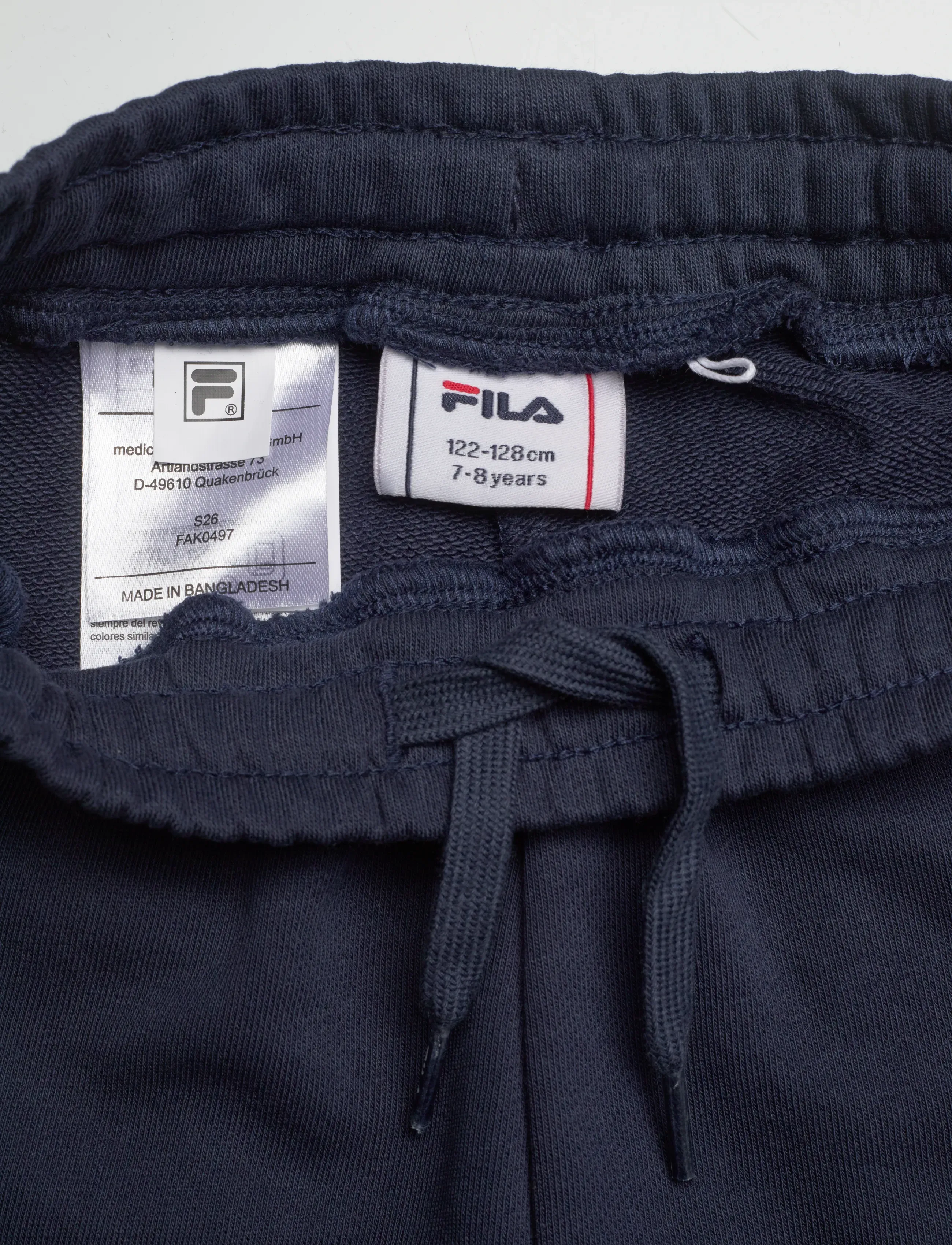 FILA - BENNA regular logo sweat shorts - sweatshorts - black iris - 3