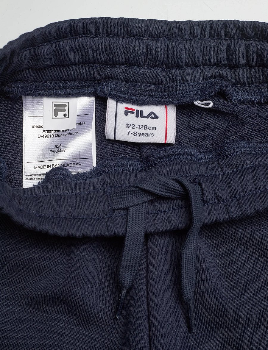 FILA - BENNA regular logo sweat shorts - sweatshorts - black iris - 3