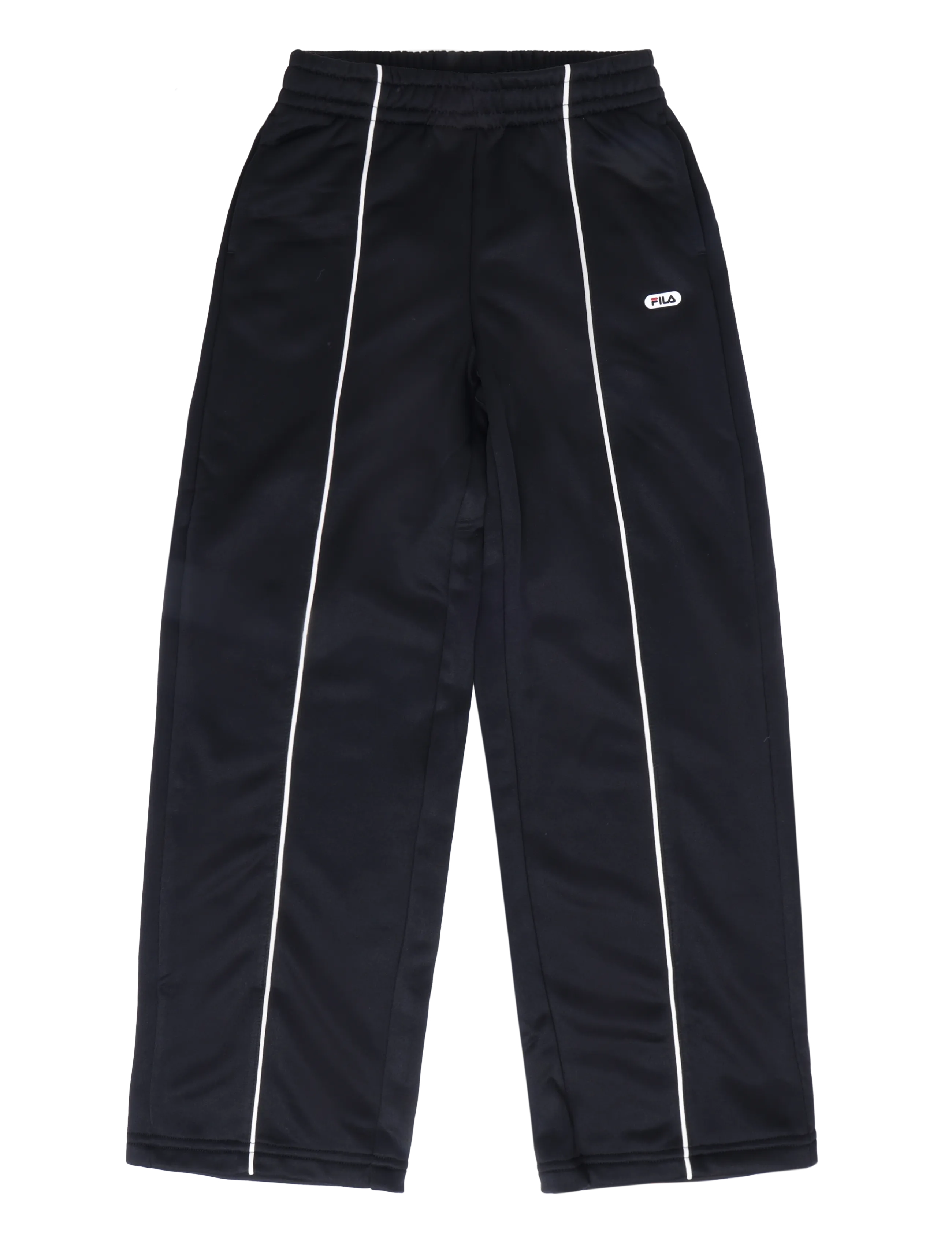 FILA LUNES wide track pants - Tøj - BLACK / black