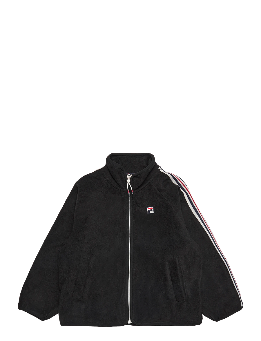 FILA - PICCOLINO taped polar fleece jacket - fleecejacken - black - 0