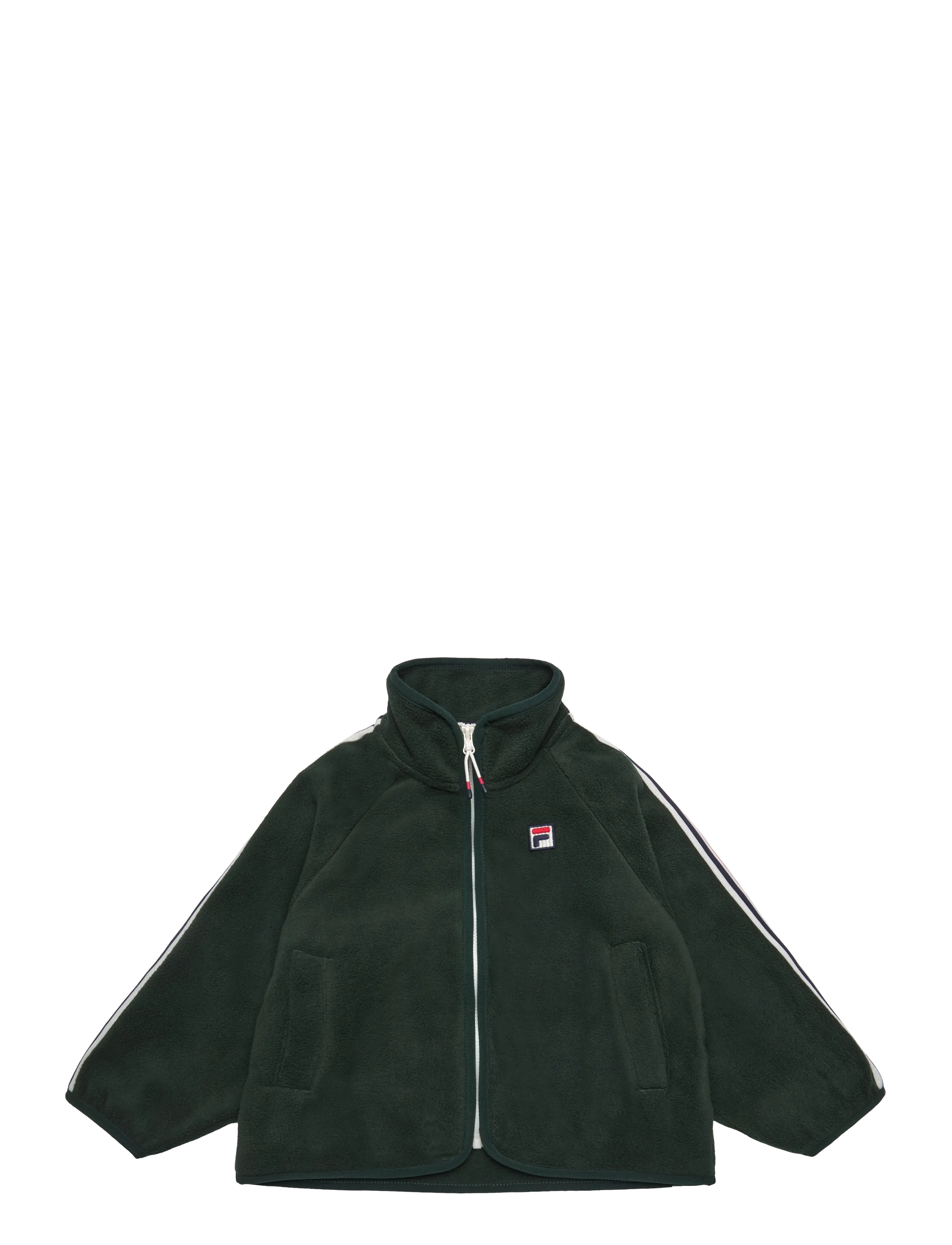 FILA PICCOLINO taped polar fleece jacket - Kleidung - SCARAB / green