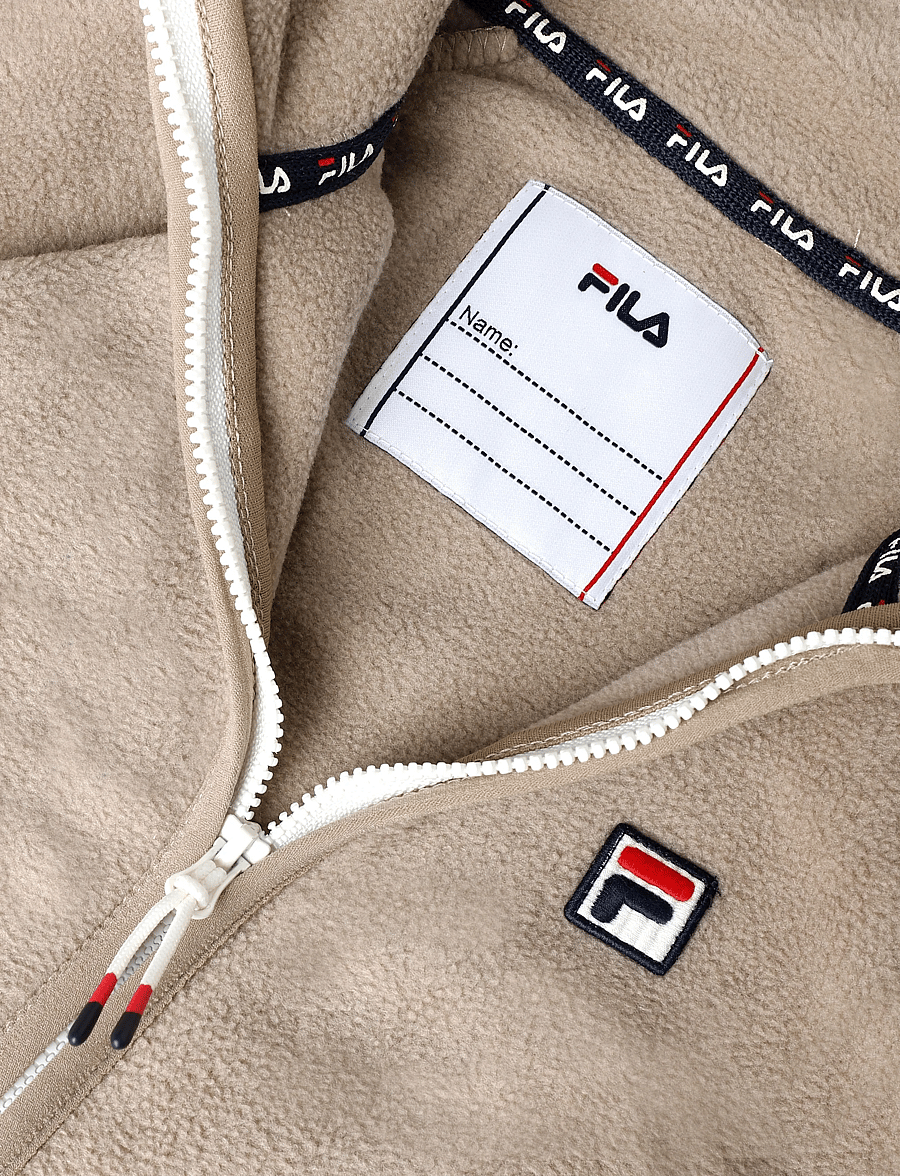FILA - PICCOLINO taped polar fleece jacket - isolierte jacken - weathered teak - 2