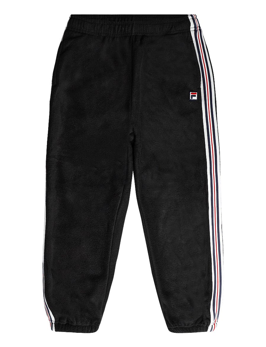 FILA - PICCOLINO taped polar fleece pants - jogginghosen - black - 0