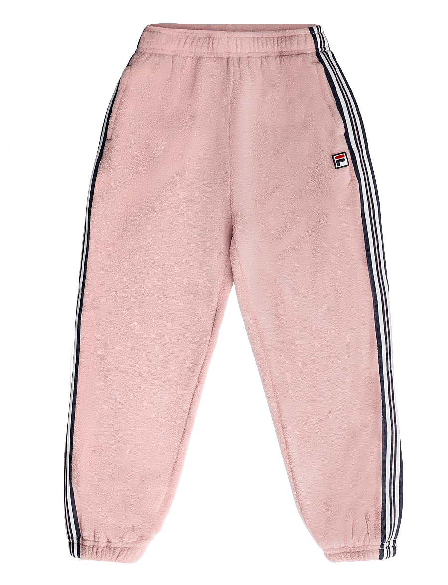 FILA - PICCOLINO taped polar fleece pants - jogginghosen - pale mauve - 0