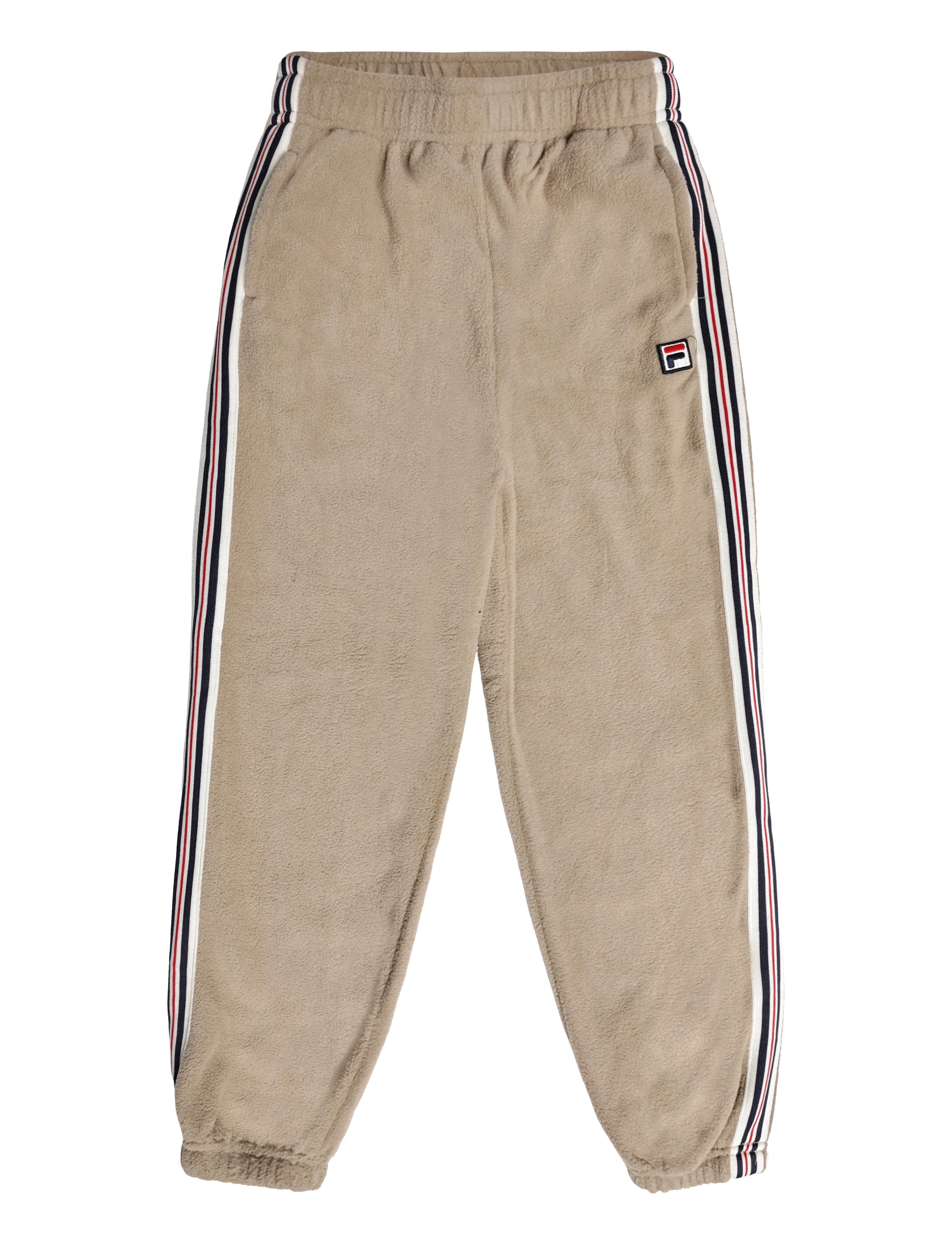 FILA PICCOLINO taped polar fleece pants - Vis alt - WEATHERED TEAK / beige