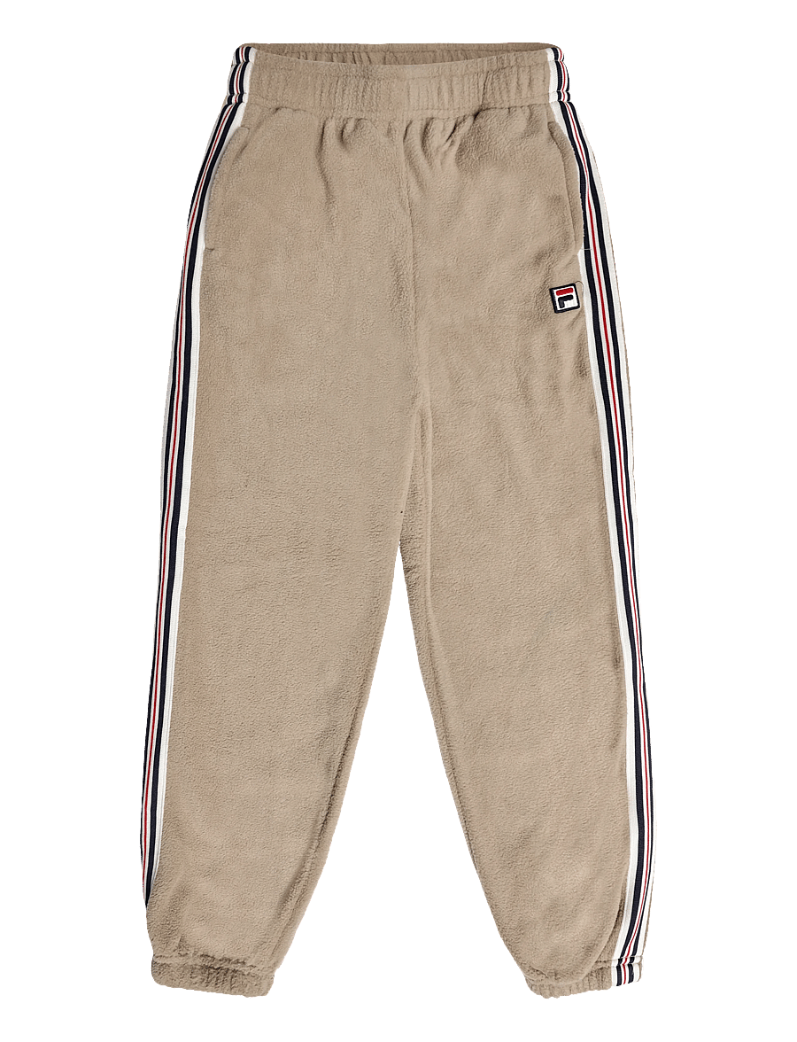 FILA - PICCOLINO taped polar fleece pants - sweatpants - weathered teak - 0