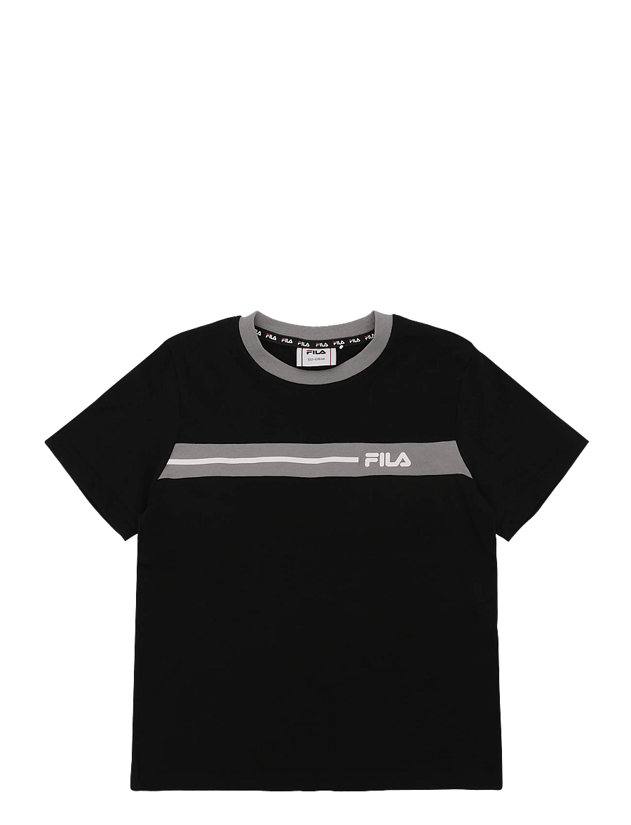 FILA - FAVERGA regular graphic t-shirt - black - 0
