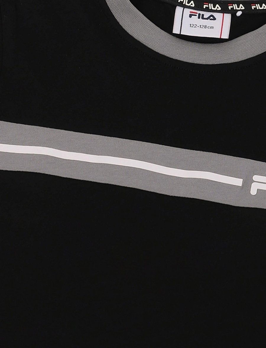 FILA - FAVERGA regular graphic t-shirt - black - 2