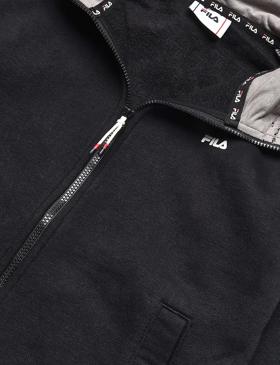FILA - FAVERGA regular zip hoodie - black - 2