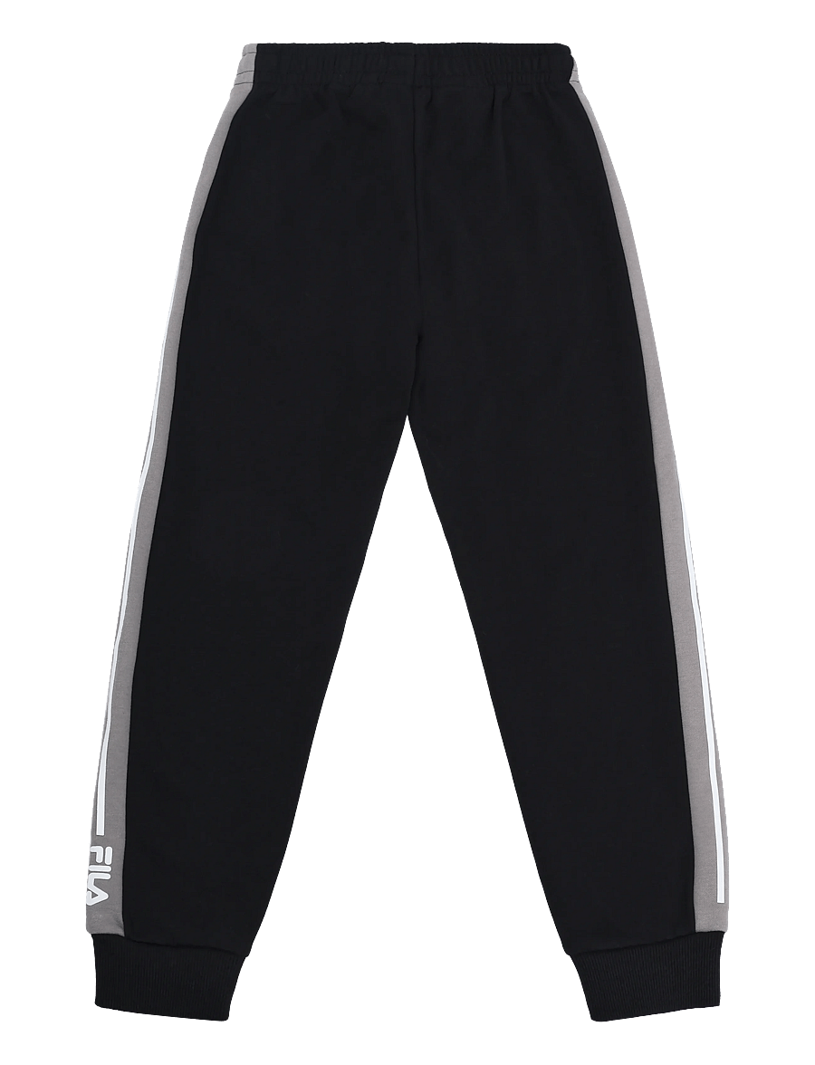 FILA - FAVERGA regular sweatpants - mjukisbyxor - black - 1
