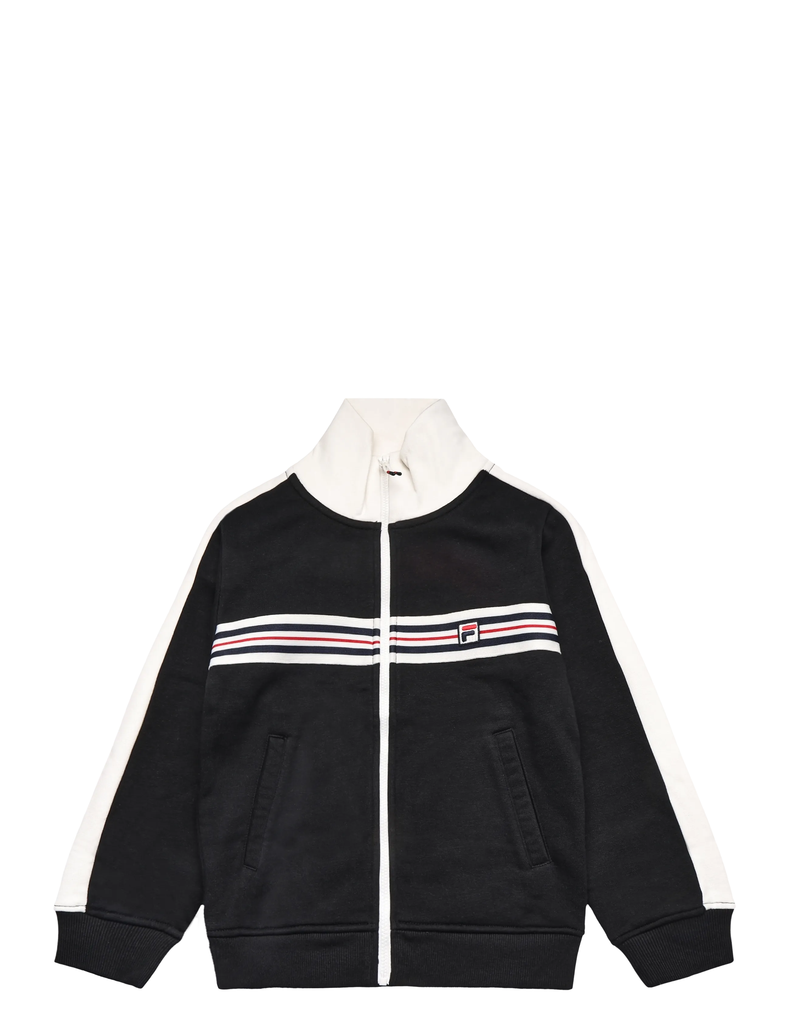 FILA FELTRE regular taped track jacket - Neuheiten - BLACK / black