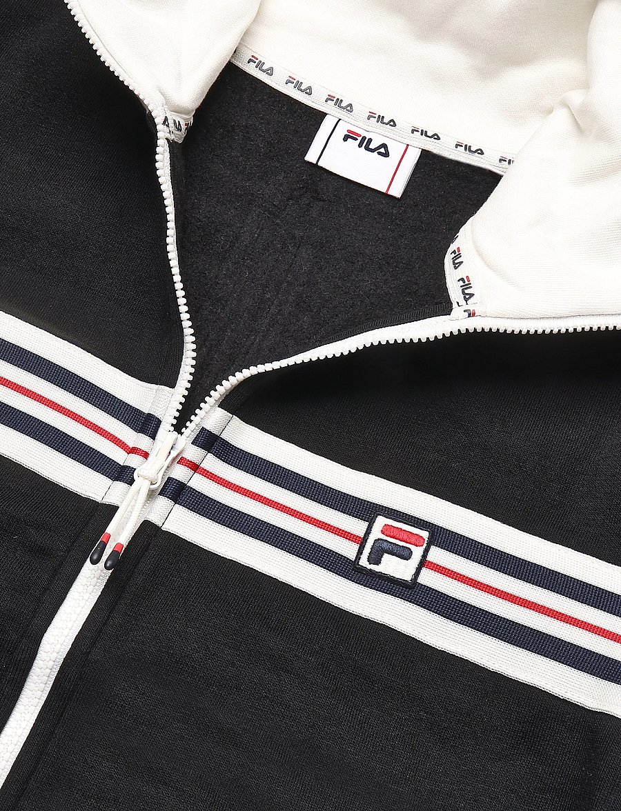 FILA - FELTRE regular taped track jacket - outdoor - black - 2
