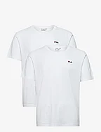 BROD tee / double pack - BRIGHT WHITE-BRIGHT WHITE