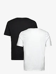 FILA - BROD tee / double pack - short-sleeved t-shirts - black-bright white - 2