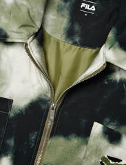 FILA - COSSONAY light padded jacket AOP - spring jackets - green smoke batic aop - 2