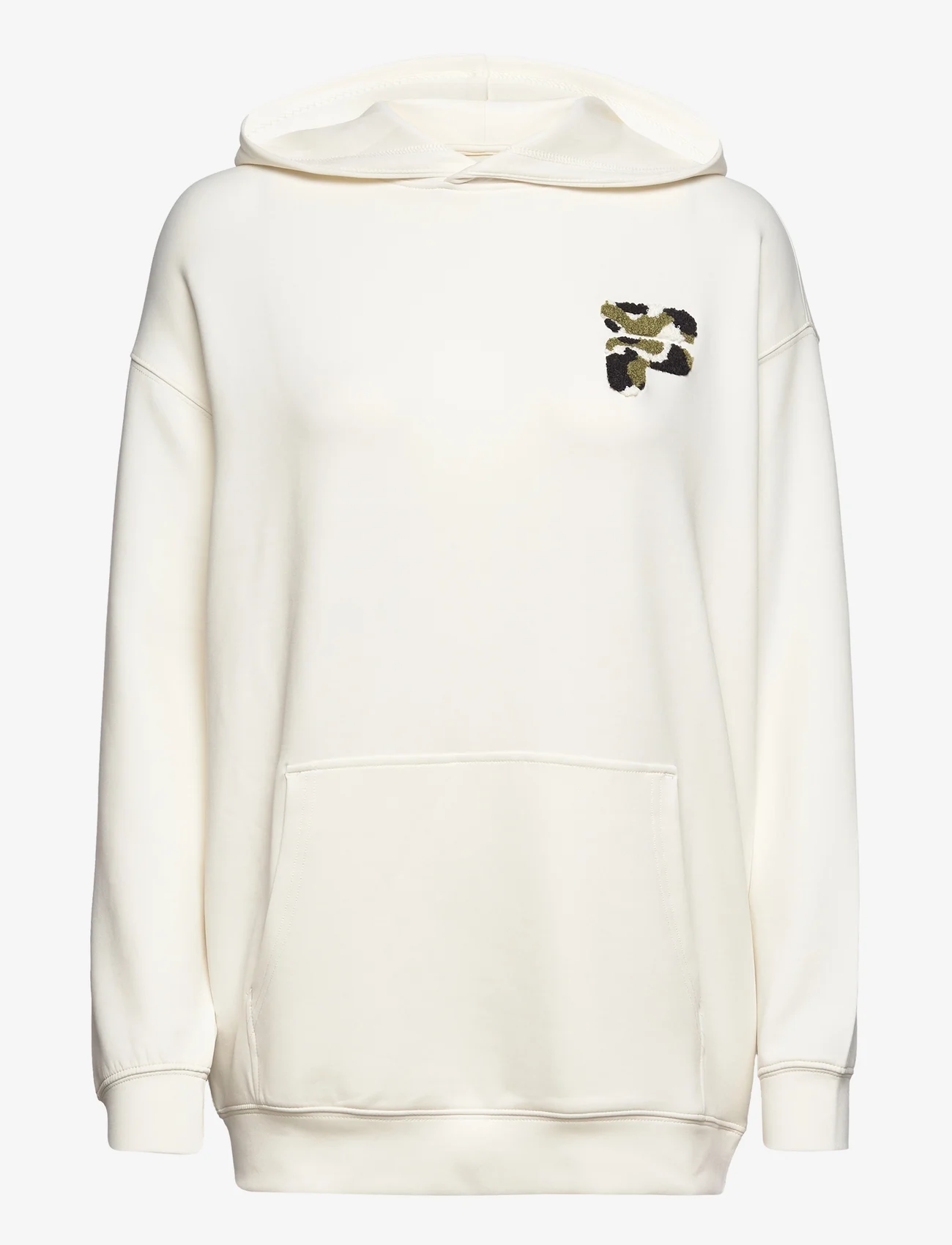 FILA - CATANZARO elongated hoody - sweatshirts en hoodies - egret - 0