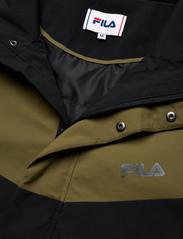 FILA - TANVALD light padded parka - winter jackets - moonless night-burnt olive - 3