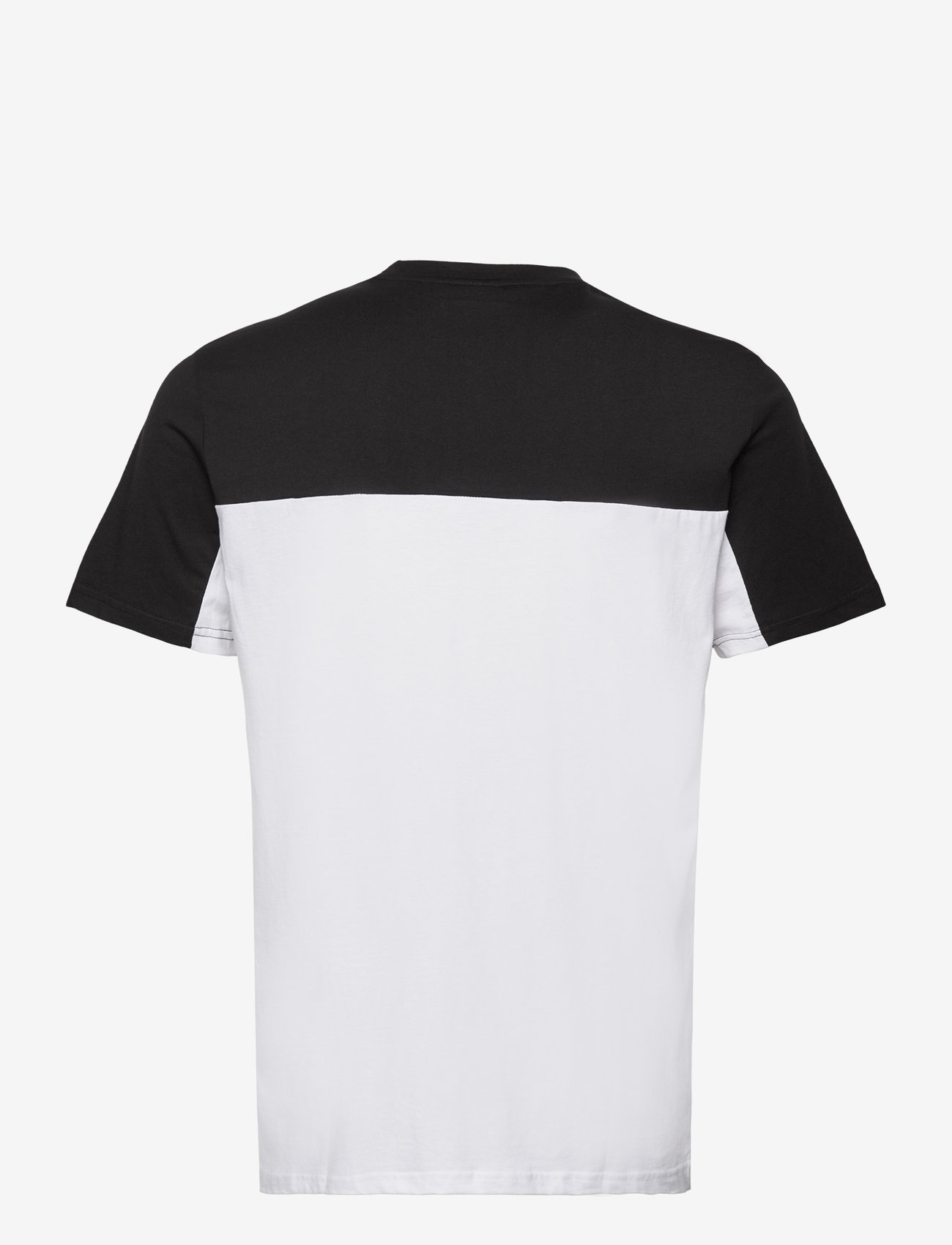 FILA - BLANKENBURG blocked tee - bright white-black - 1