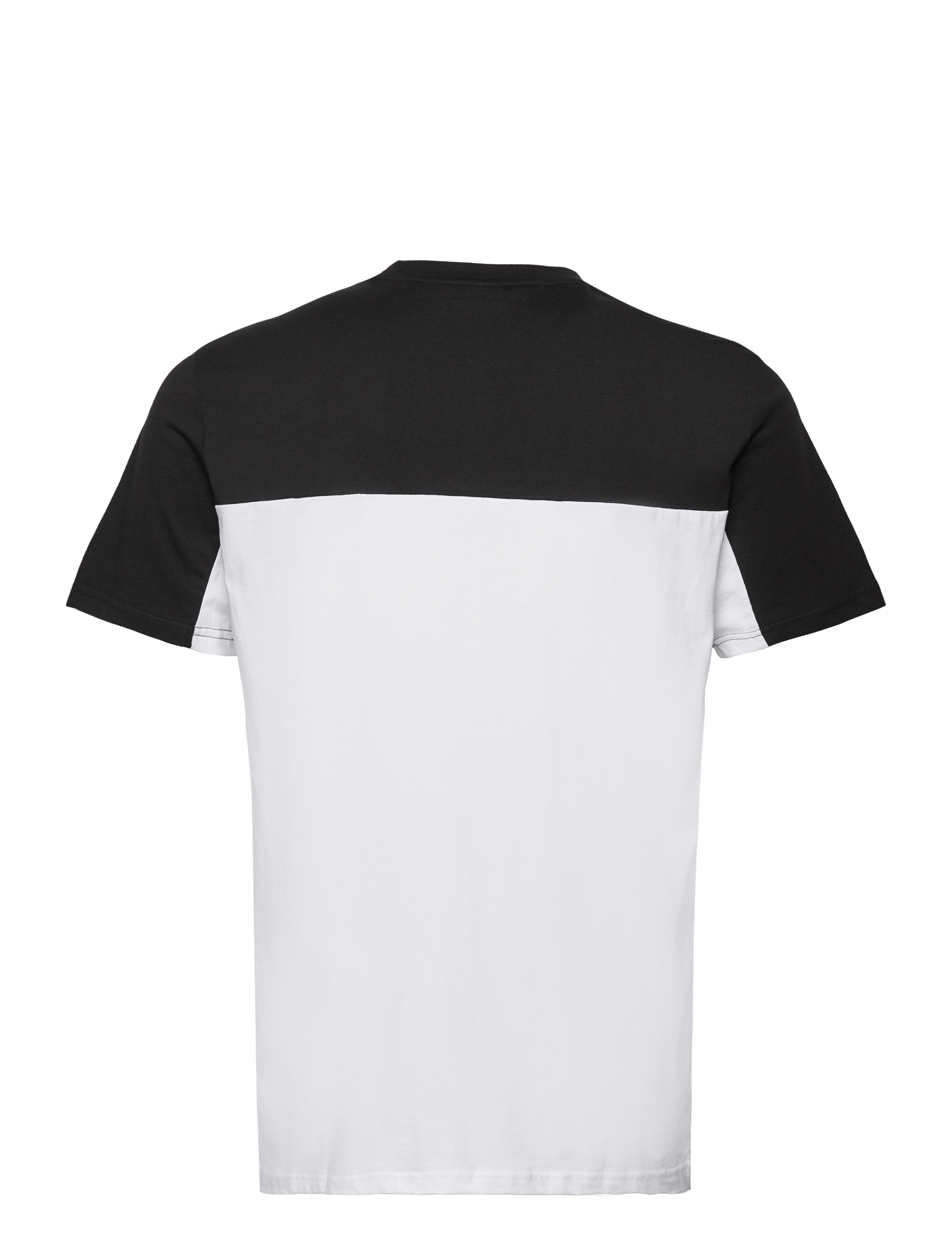 FILA - BLANKENBURG blocked tee - bright white-black - 1